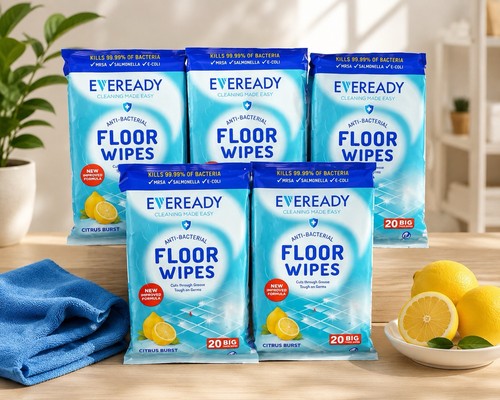 Floor wipes citrus - floor, burst