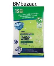 Power Force Floor Wipes 15sht|