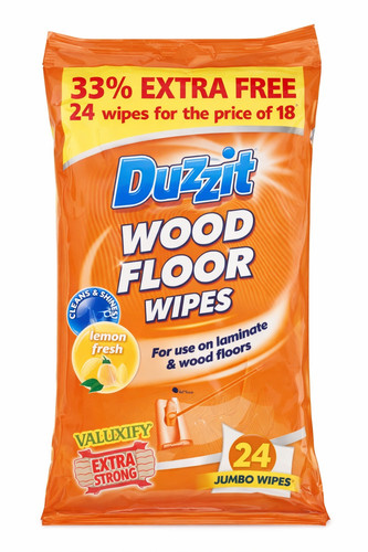 Wood floor wipes fresh lemon - floor,
